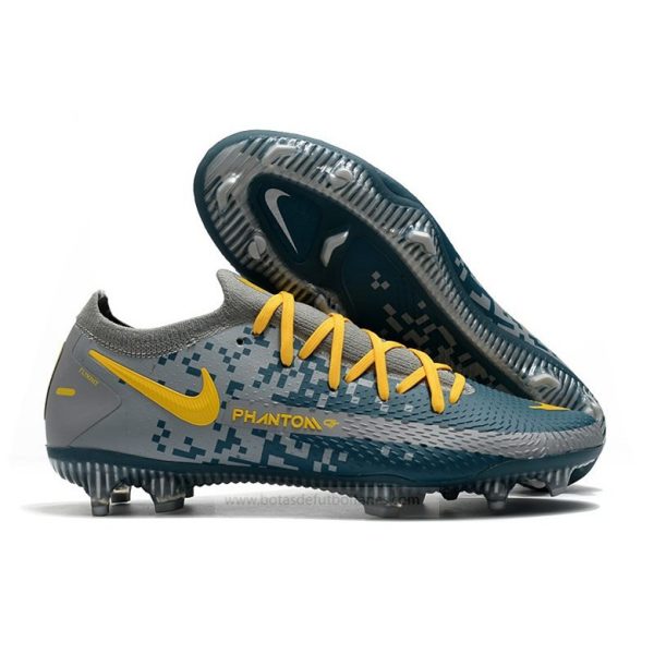 Nike Phantom Gt Elite Fg Gris Azul Amarillo